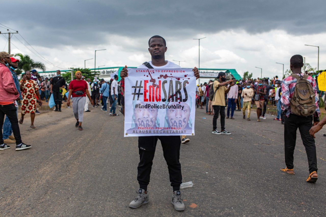 NIGERIA-UNREST-POLICE-DEMO