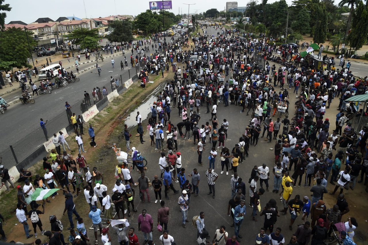 NIGERIA-CRIME-POLICE-DEMO
