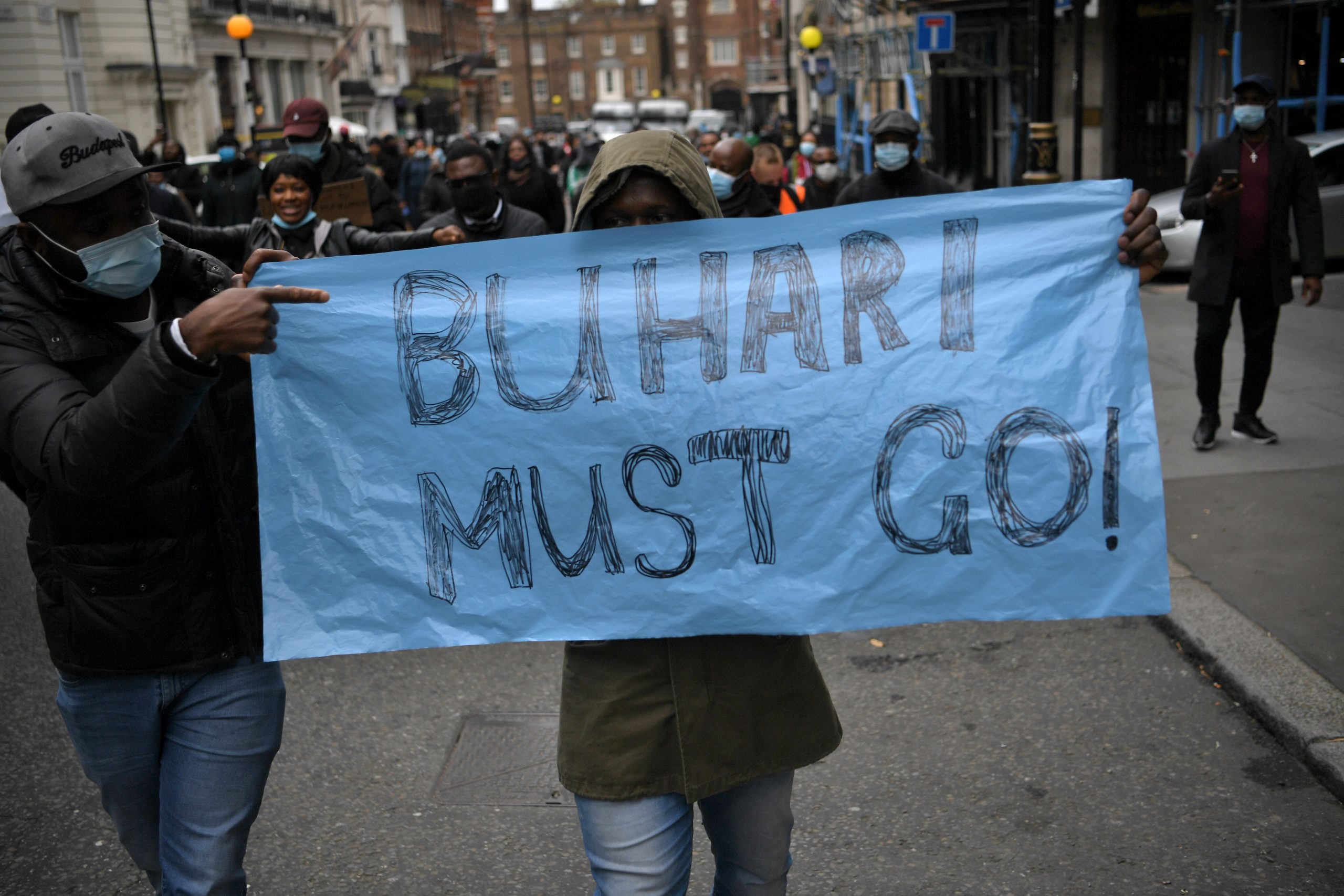 BRITAIN-NIGERIA-UNREST-PROTEST