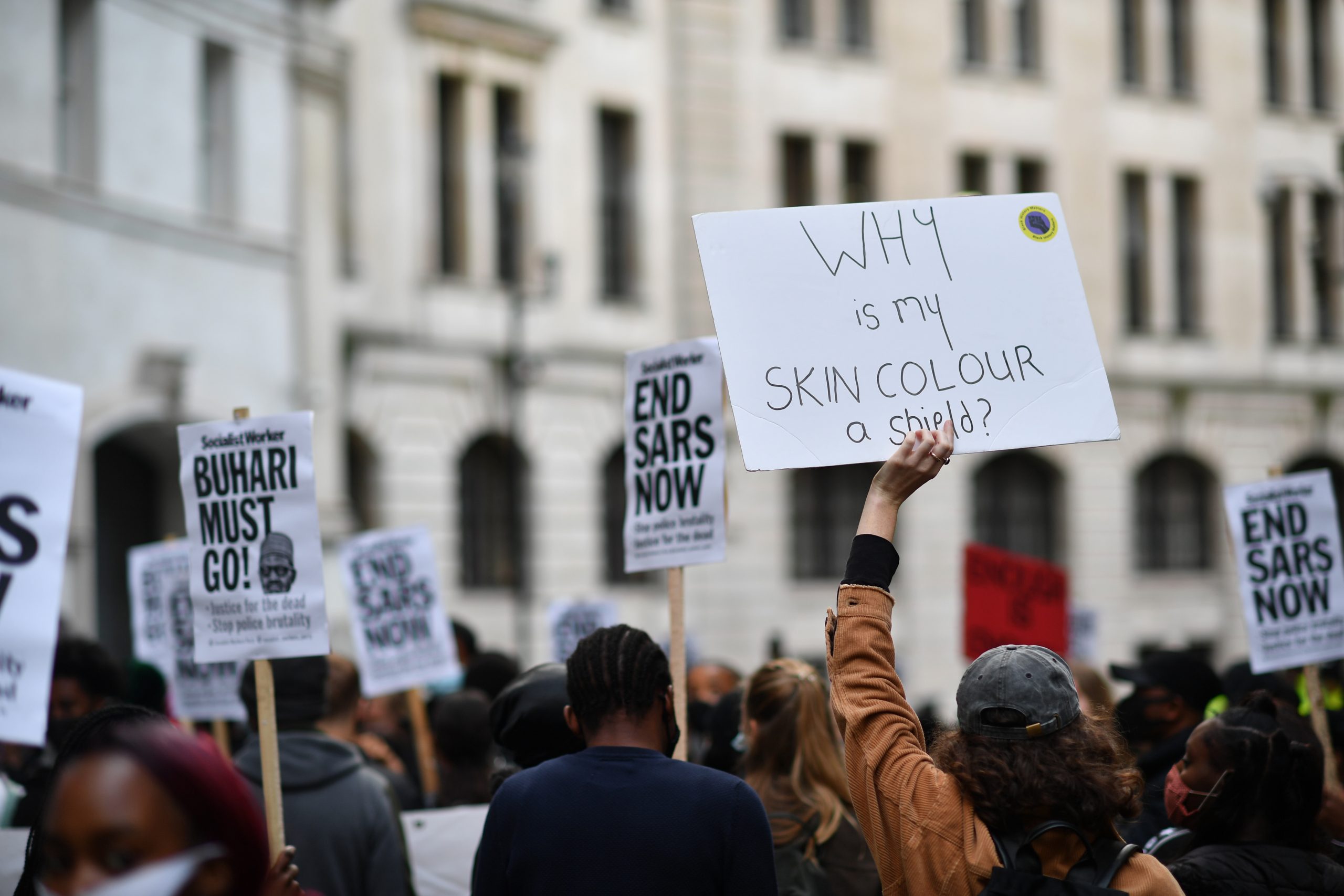 BRITAIN-NIGERIA-UNREST-PROTEST