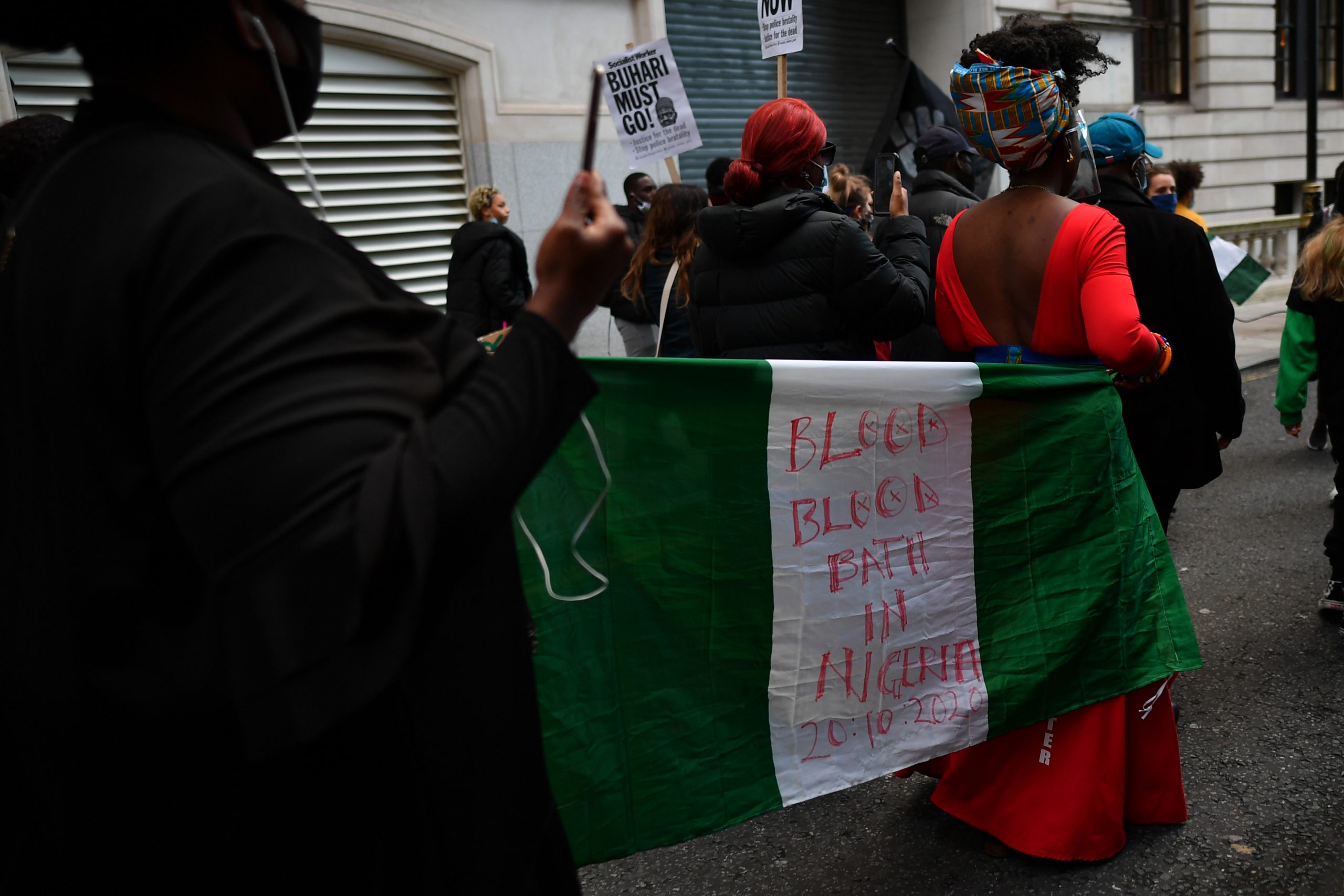 BRITAIN-NIGERIA-UNREST-PROTEST