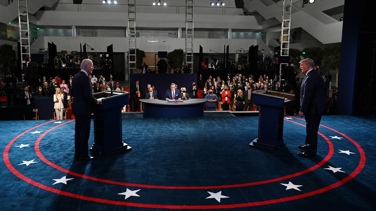 Donald Trump And Joe Biden Participate In First Presidential Debate