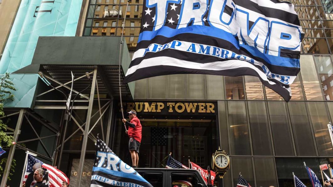 Pro-Trump Rally And Caravan Held On Long Island, New York