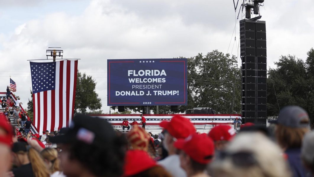 President Donald Trump Holds Campaign Rally In Tampa