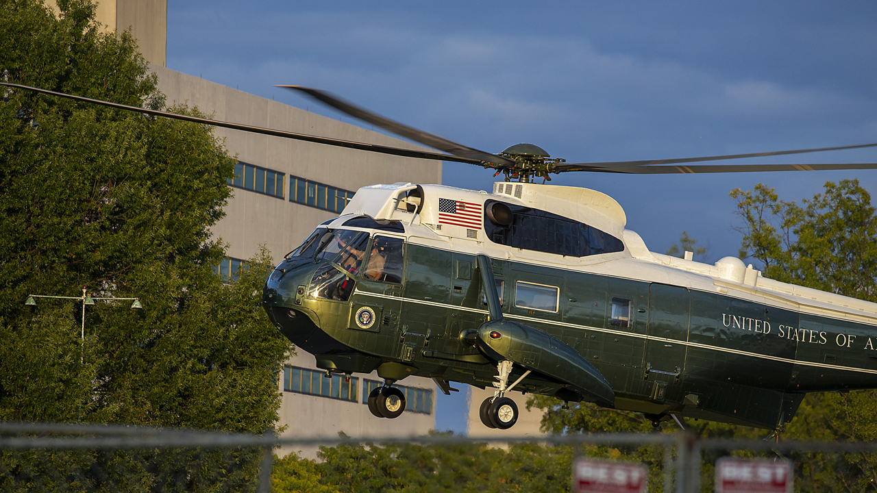 President Trump Continues COVID-19 Treatment At Walter Reed Medical Center