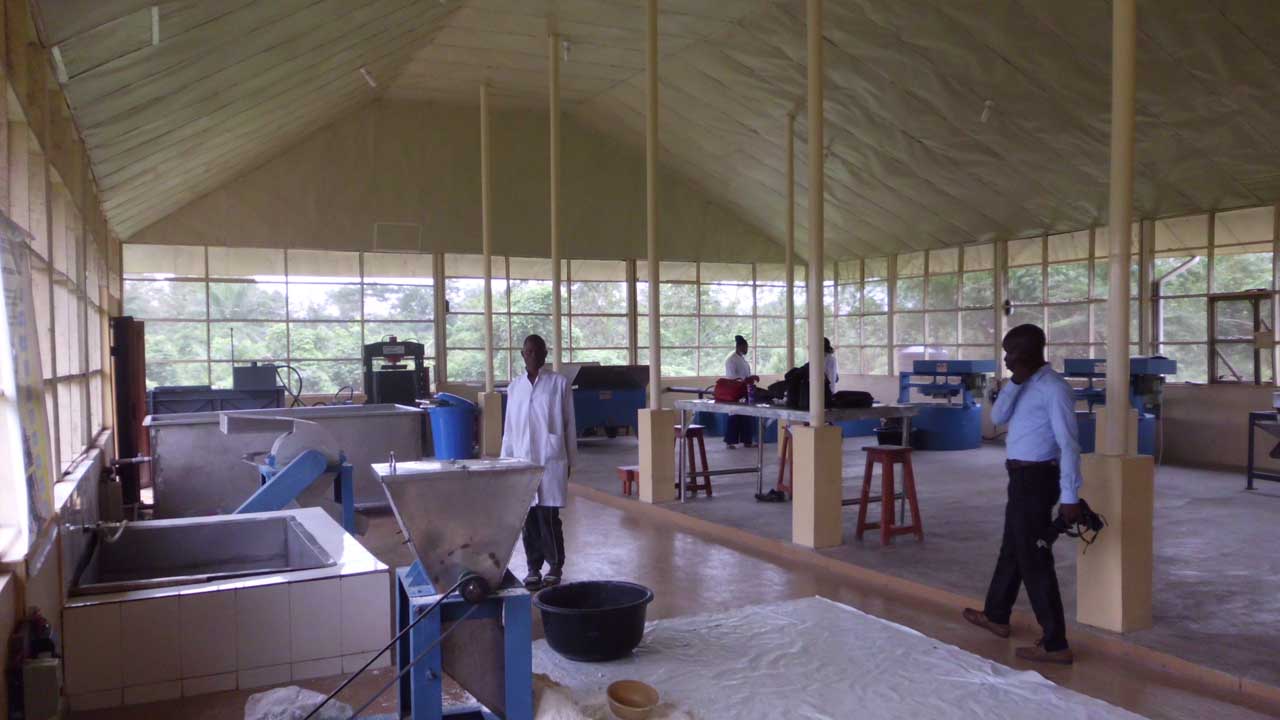 Garri production facility at FUNAAB