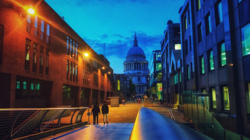 London landscape at Night. Photo Mayowa Blades