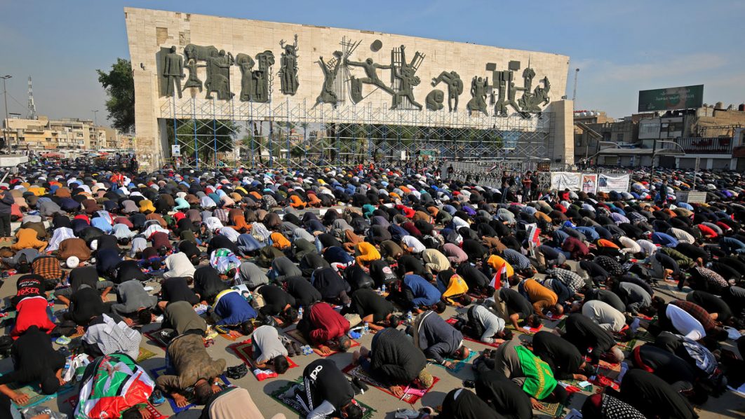 IRAQ-POLITICS-DEMO-ISLAM-PRAYER