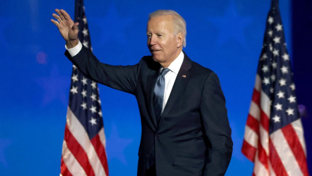 Democratic Presidential Candidate Joe Biden Holds Election Night Event In Delaware
