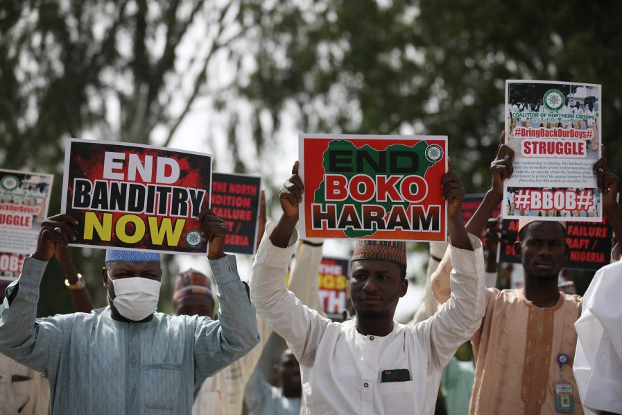 NIGERIA-UNREST-CHILDREN-DEMO