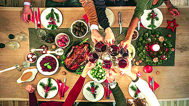 Christmas dining