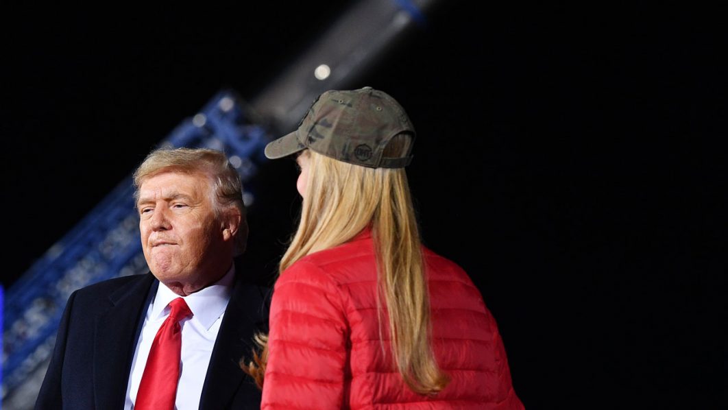 Trump holds rally on eve of twin runoffs in Georgia which will determine control of Senate