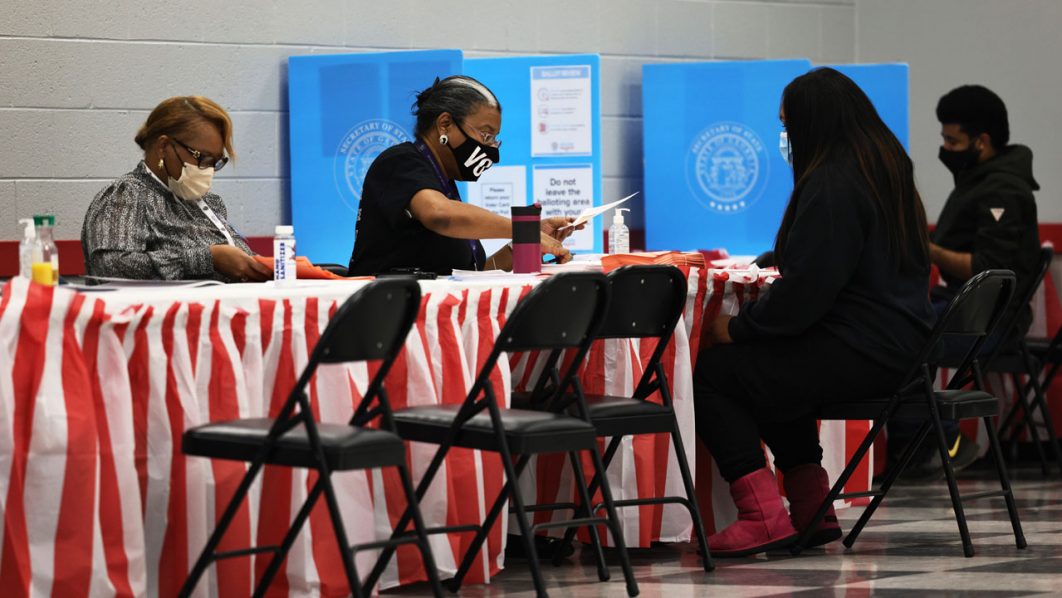Georgians Go To The Polls In Critical Senate run-off Election