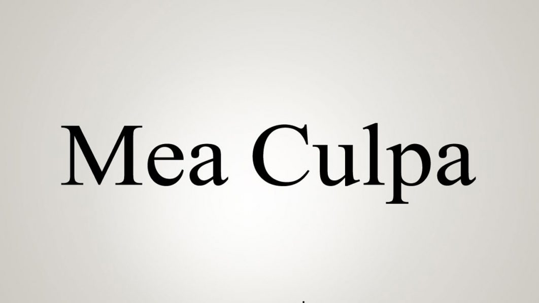 Mea-culpa