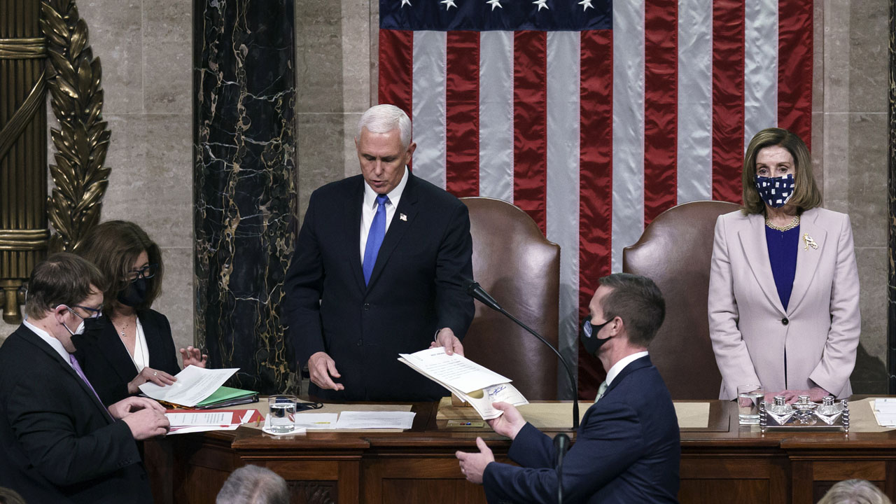 Congress Holds Joint Session To Ratify 2020 Presidential Election