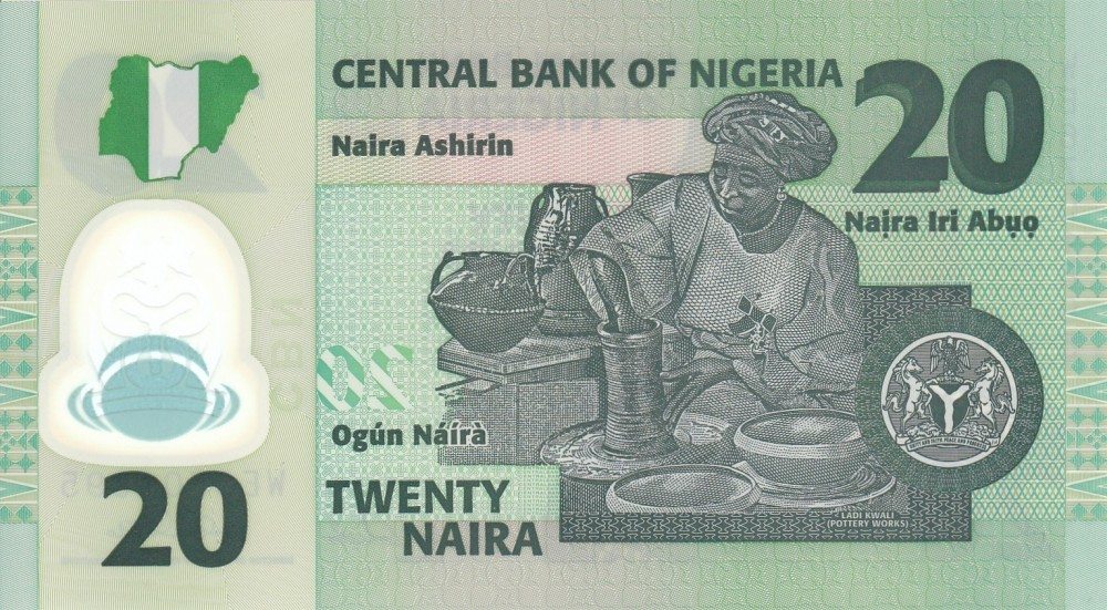 N 20 Naira Note