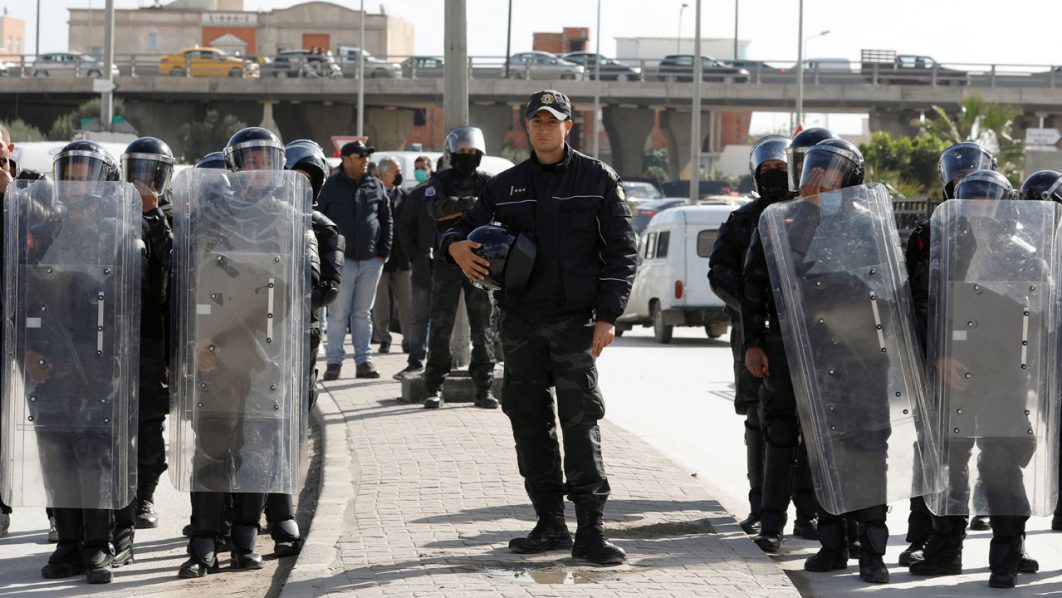 Anti-government protests in Tunis