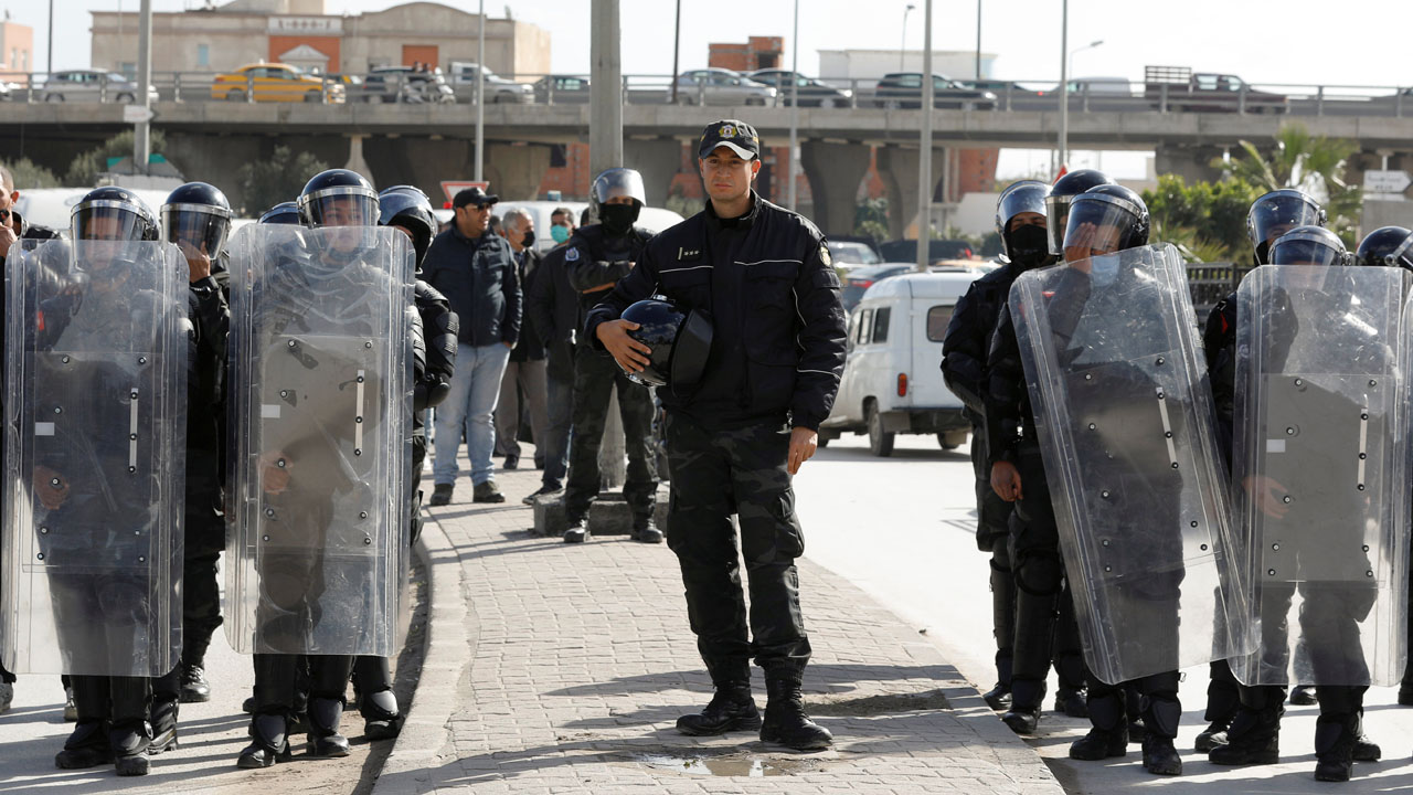 Anti-government protests in Tunis