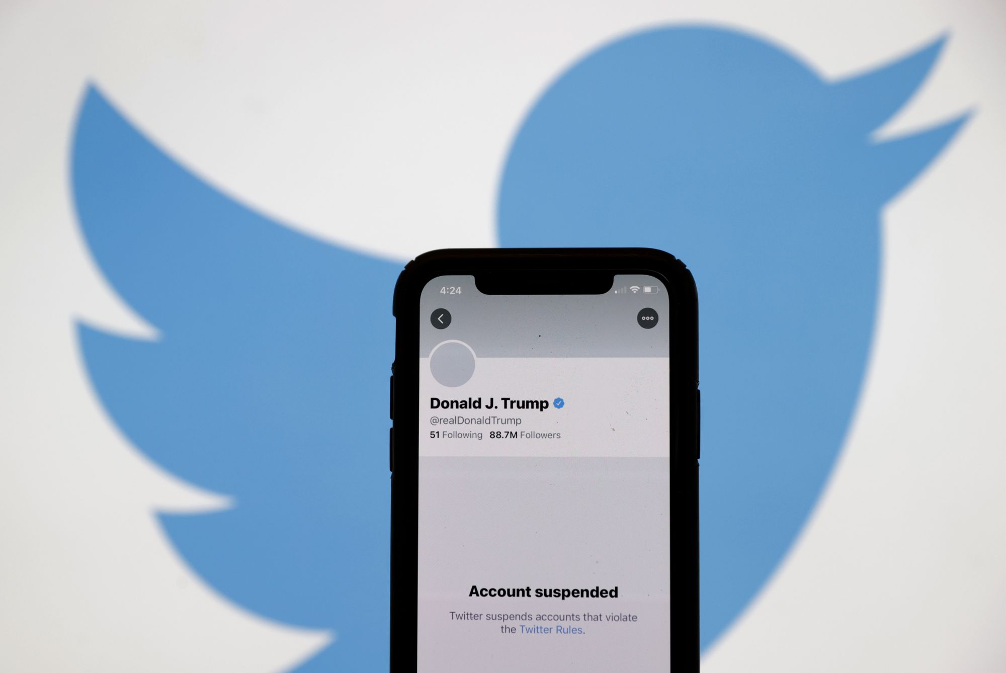 Twitter Permanently Suspends President Donald Trump’s Twitter Account