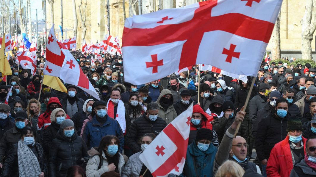 GEORGIA-POLITICS-OPPOSITION-DEMONSTRATION