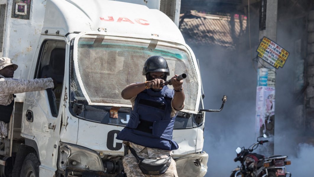 HAITI-POLITICS-UNREST-JOURNALISTS