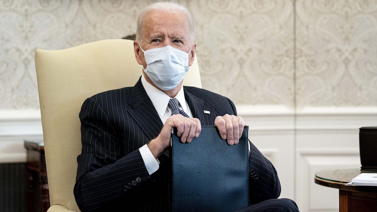 President Biden And VP Harris Meet With Democratic Senators To Discuss The American Rescue Plan