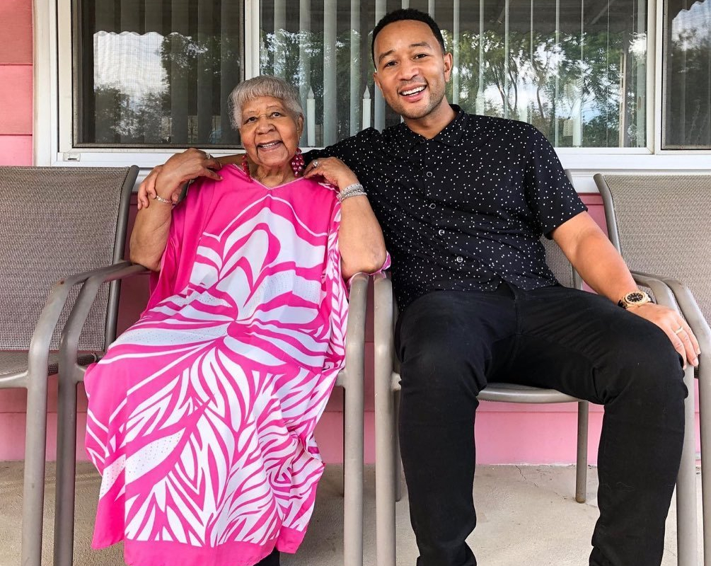 John Legend Loses His Grandmother After Her 91st Birthday Celebration(01)