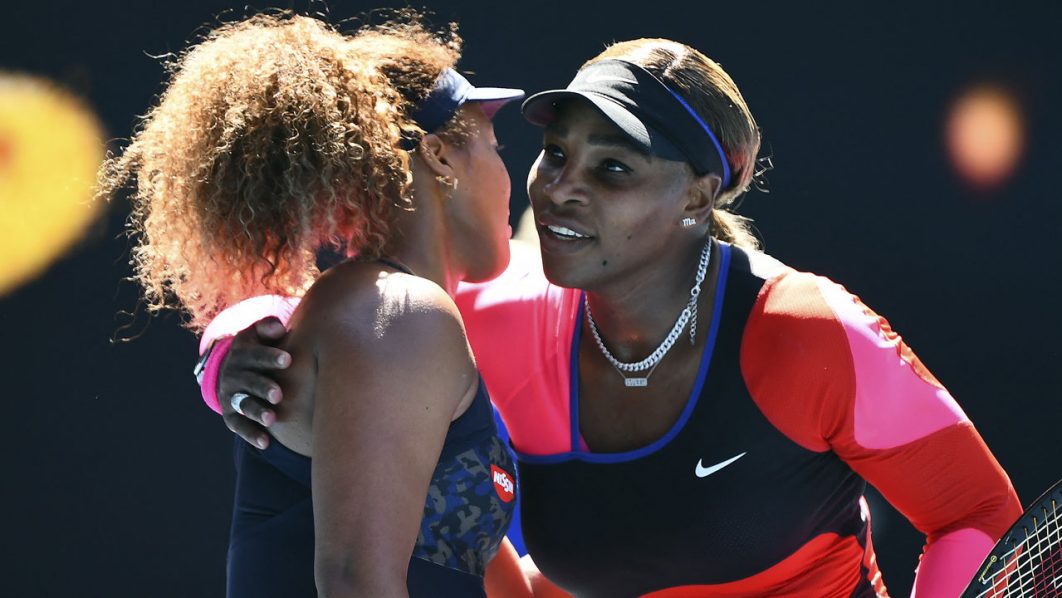 Naomi Osaka and Serena Williams