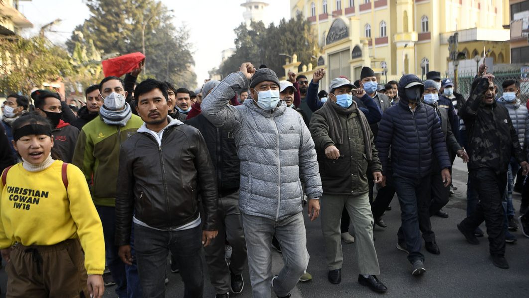NEPAL-POLITICS-PROTEST