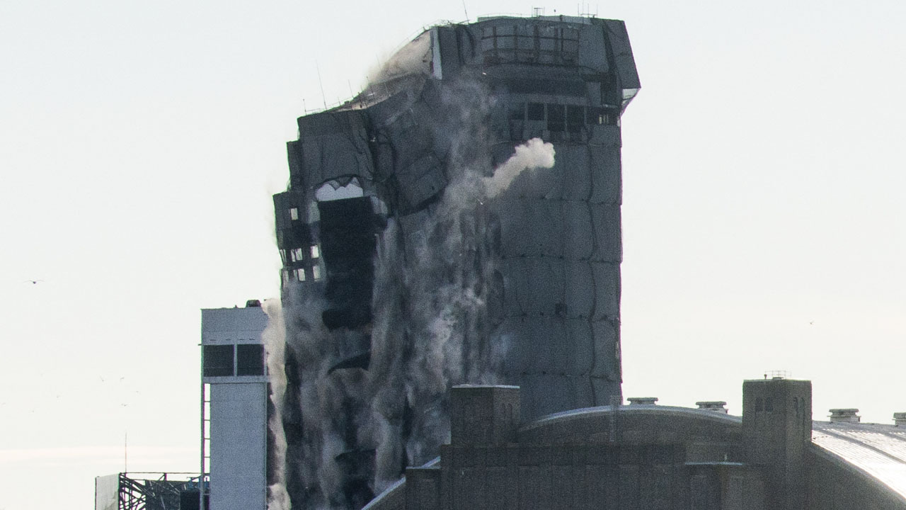 Trump Plaza In Atlantic City Imploded