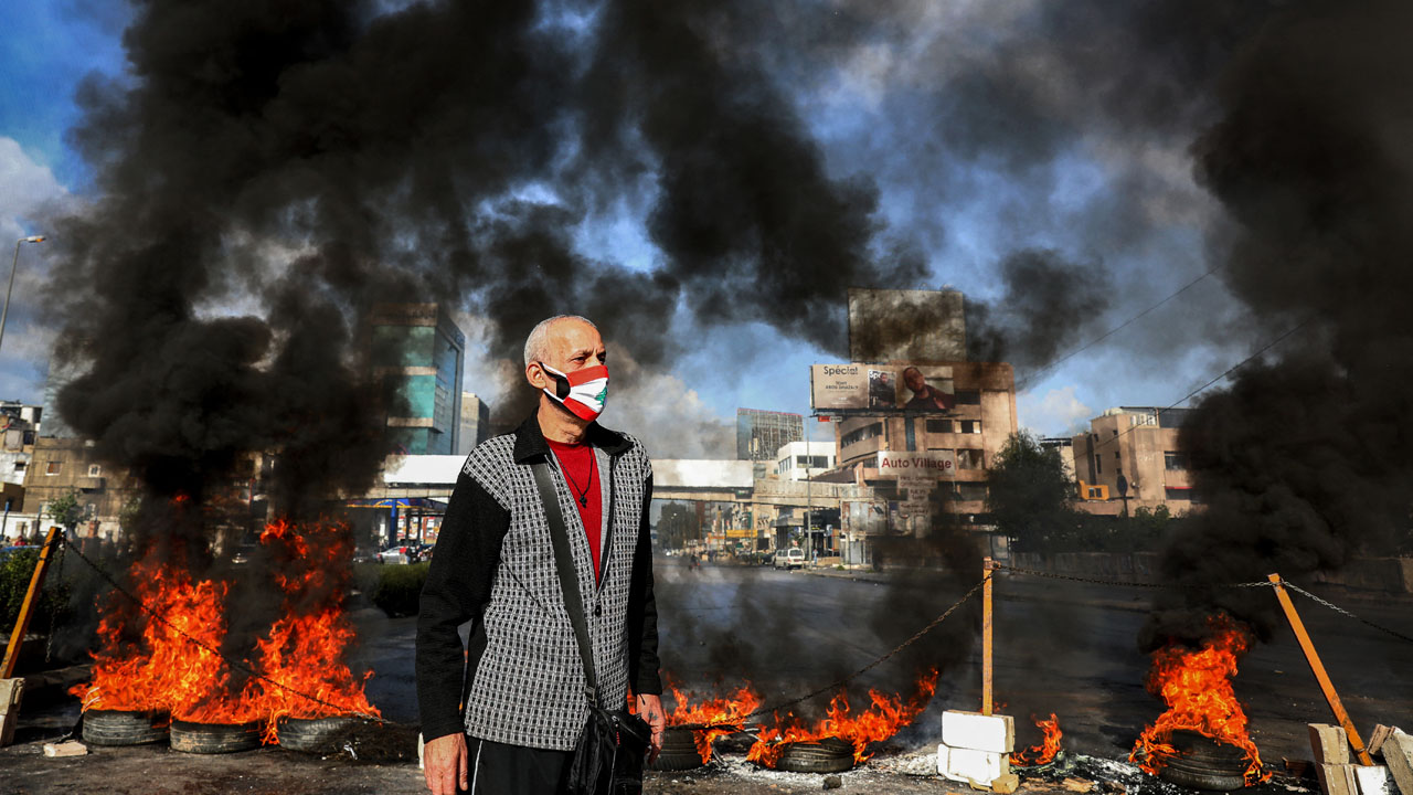 LEBANON-POLITICS-DEMO-UNREST