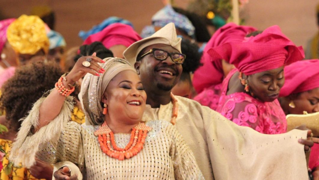 A lavish Nigerian wedding. Photo YouTube