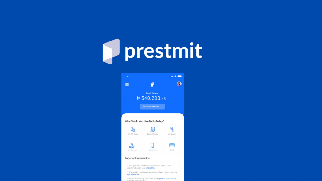 Prestmit app