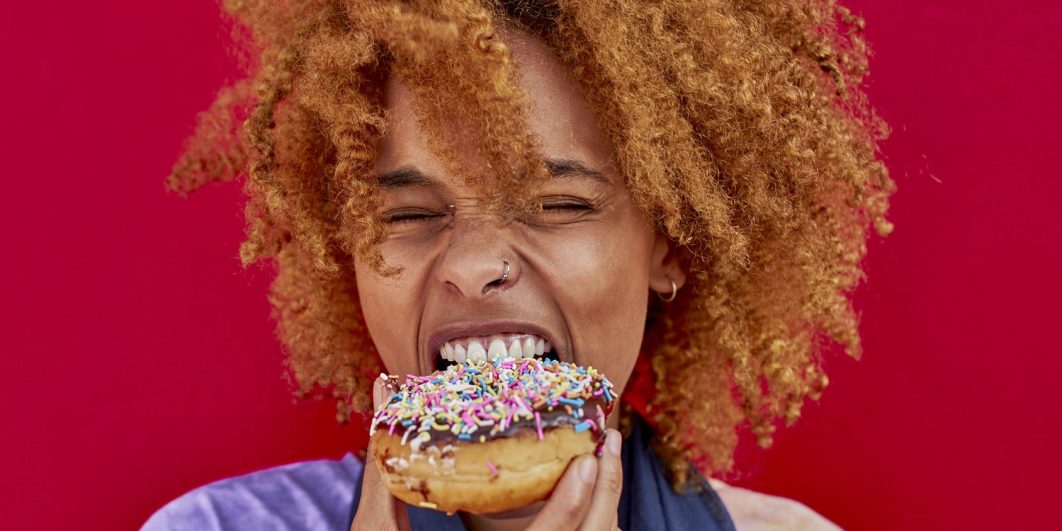 Woman Eating Image Self (1)
