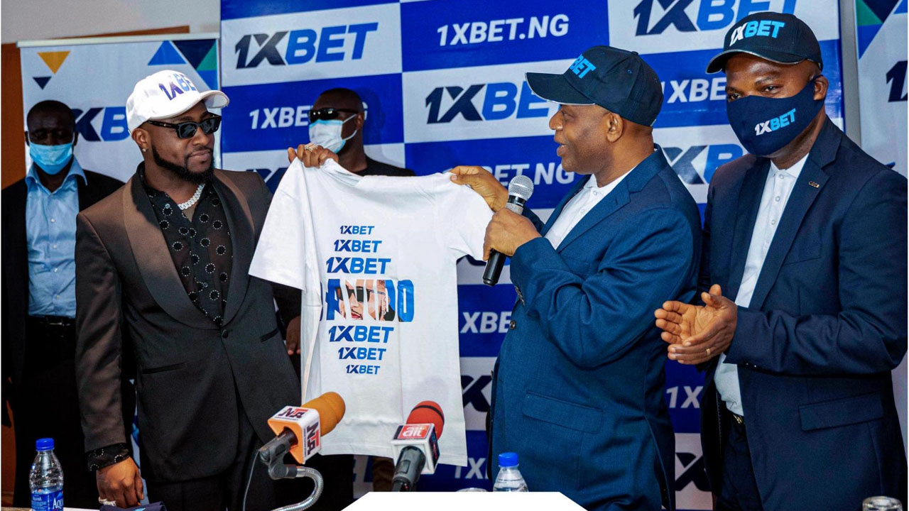 1xBet Announcs Davido 1