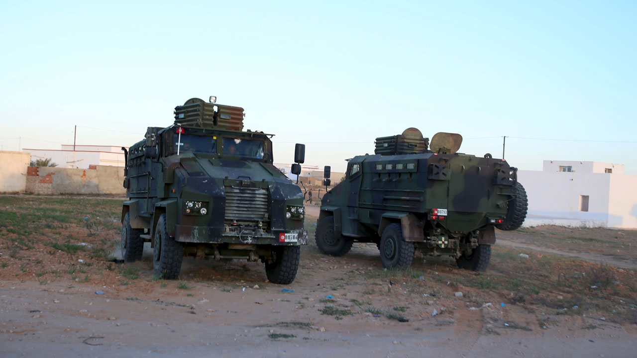 Tunisian forces