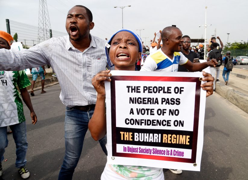 NIGERIA-UNREST-PROTEST