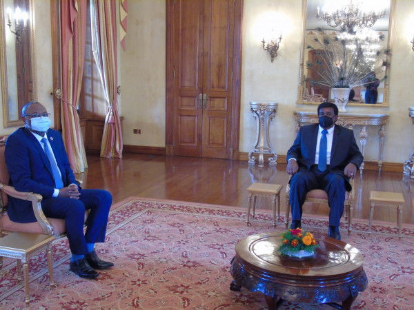 The President of the Republic of Mauritius discussed COVID-19 Vaccination Programme with the WHO Representative in Mauritius