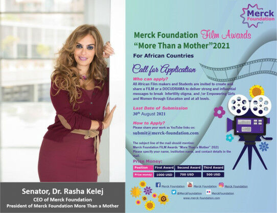 Merck Foundation and African First Ladies announce “More Than a Mother” Africa Film Awards 2021 to break infertility stigma and support girl education in Africa
