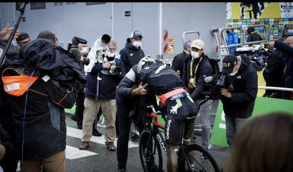 Dlamini fights to “honour” brutal Tour de France stage despite missing time cut