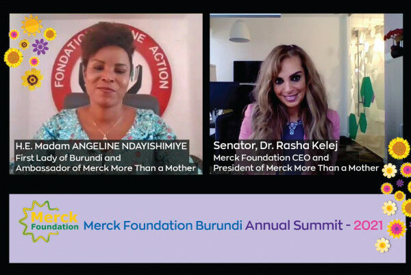 Merck Foundation CEO and Burundi First Lady co-chaired 2021 annual conference to continue building healthcare capacity, break the infertility stigma and support girl education
