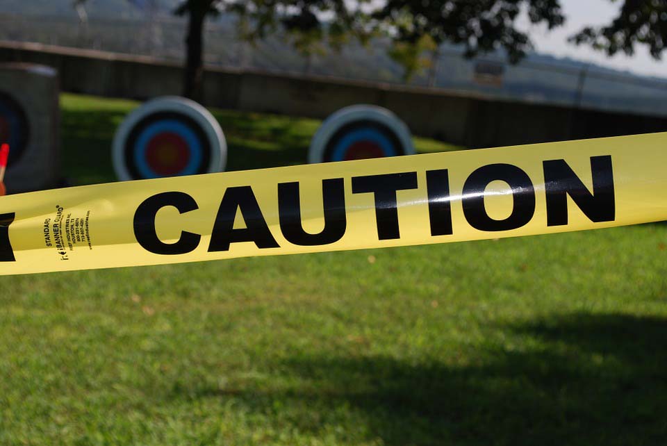 Caution-accident