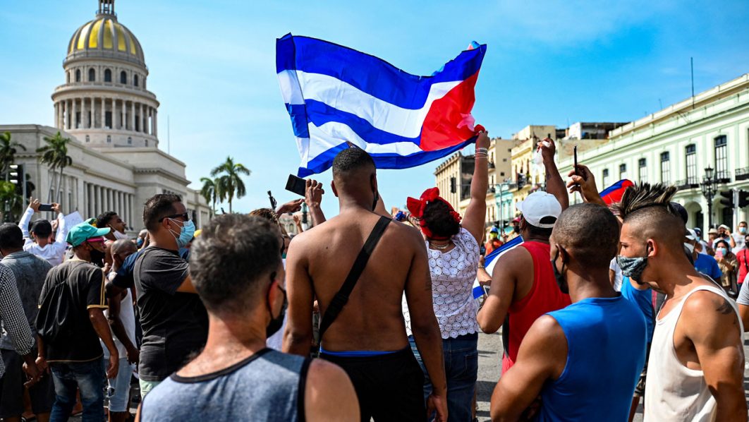 CUBA-POLITICS-DEMONSTRATION-DIAZ-CANEL