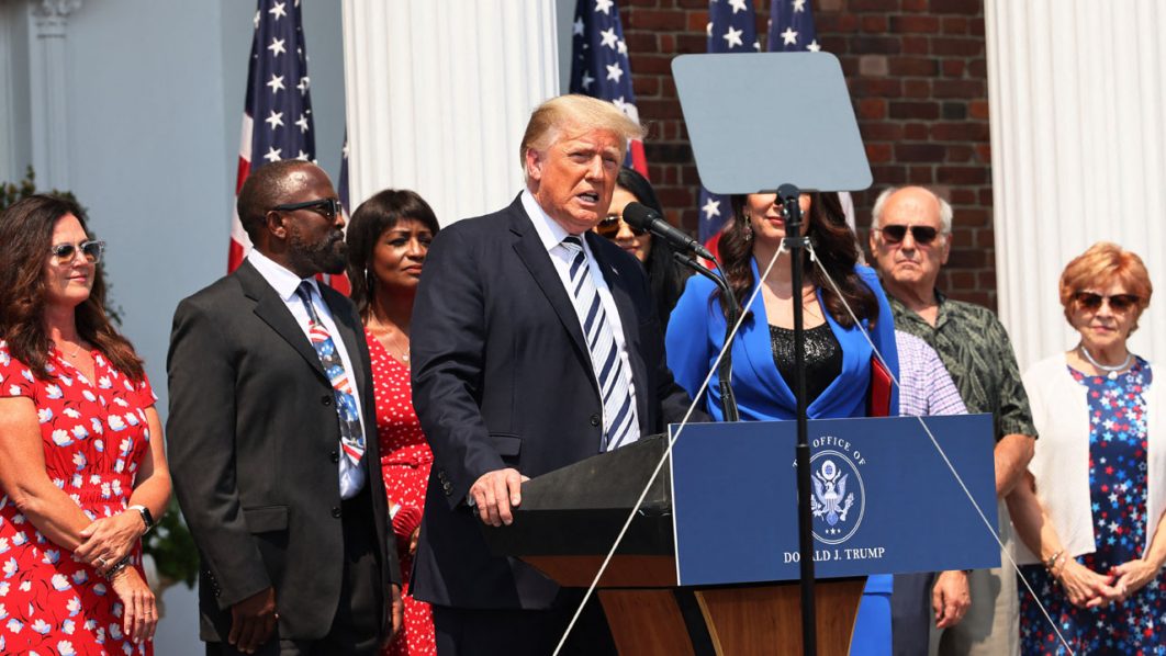 Donald Trump And America First Policy Institute Make Joint Announcement In NJ
