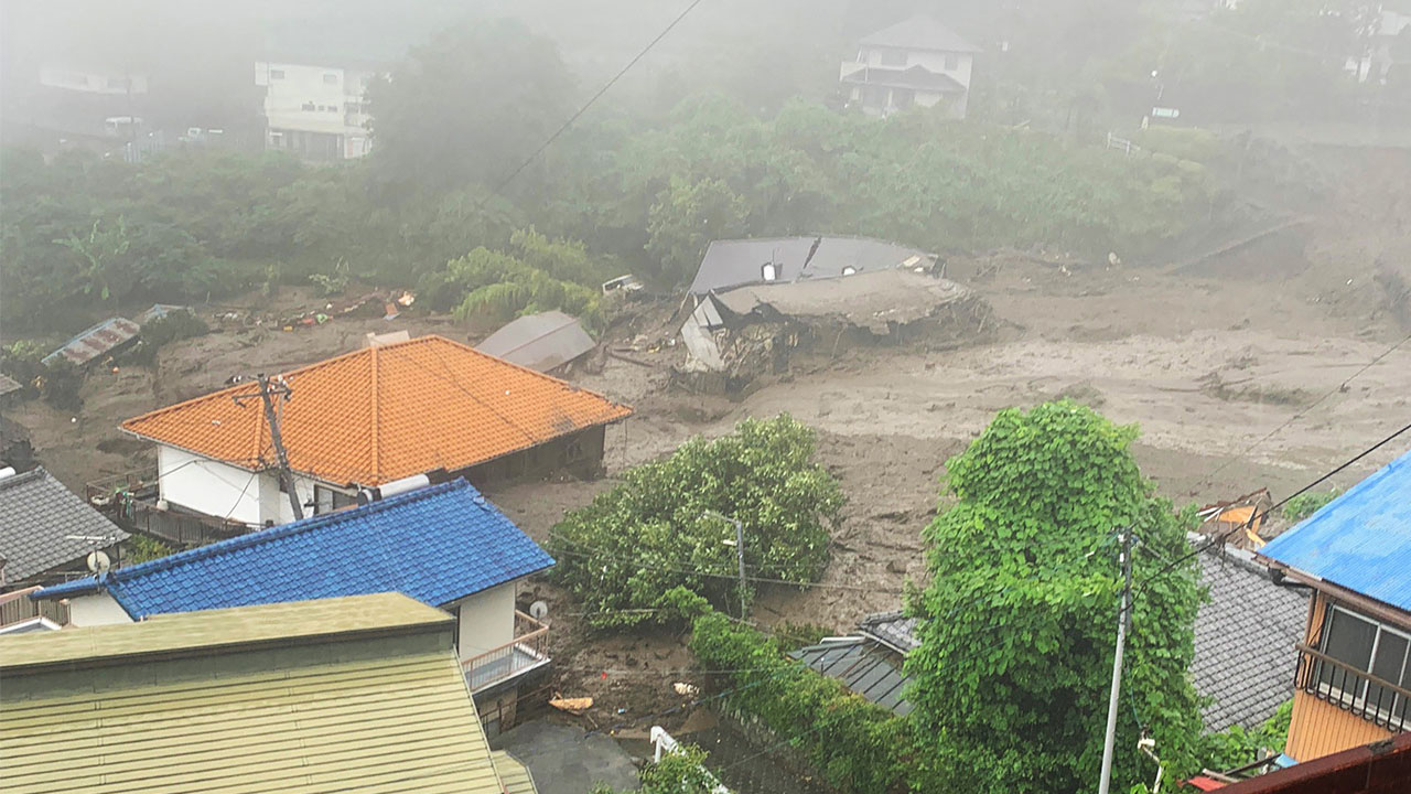 JAPAN-WEATHER-LANDLSIDE