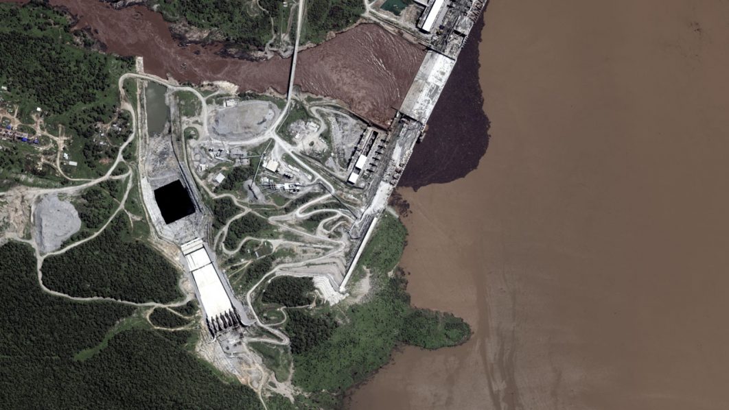 Nile River dam