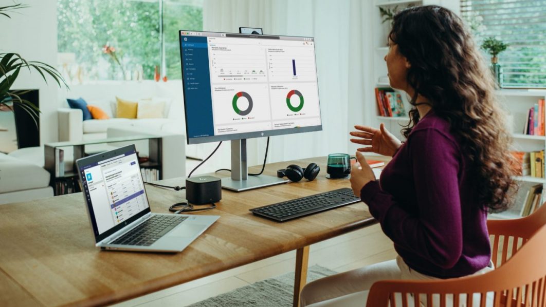 Woman working from home_techpulse dashboard