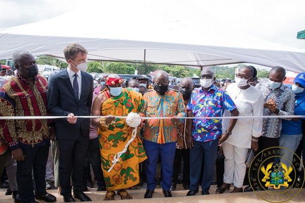 1D1F: President Akufo-Addo Commissions $16 Million Tomato Processing Factory In Domfete