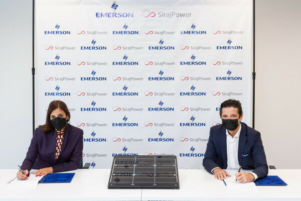 Emerson Implements Major Green Energy Project in the Middle East with SirajPower