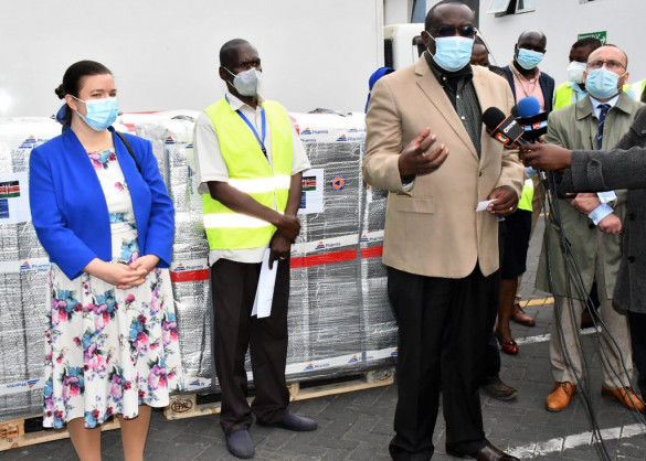 Coronavirus: Kenya received a further 180,000 doses of AstraZeneca vaccine